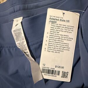 lululemon athletica Adapted State HR Jogger in Blue